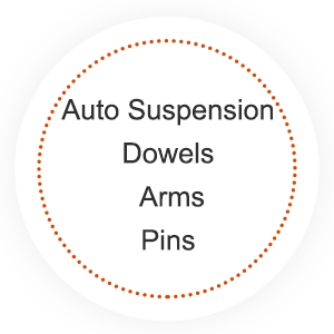 Auto Suspension Dowels, Arms and Pins