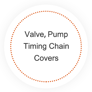 Valve, Pump and Timing Chain Covers